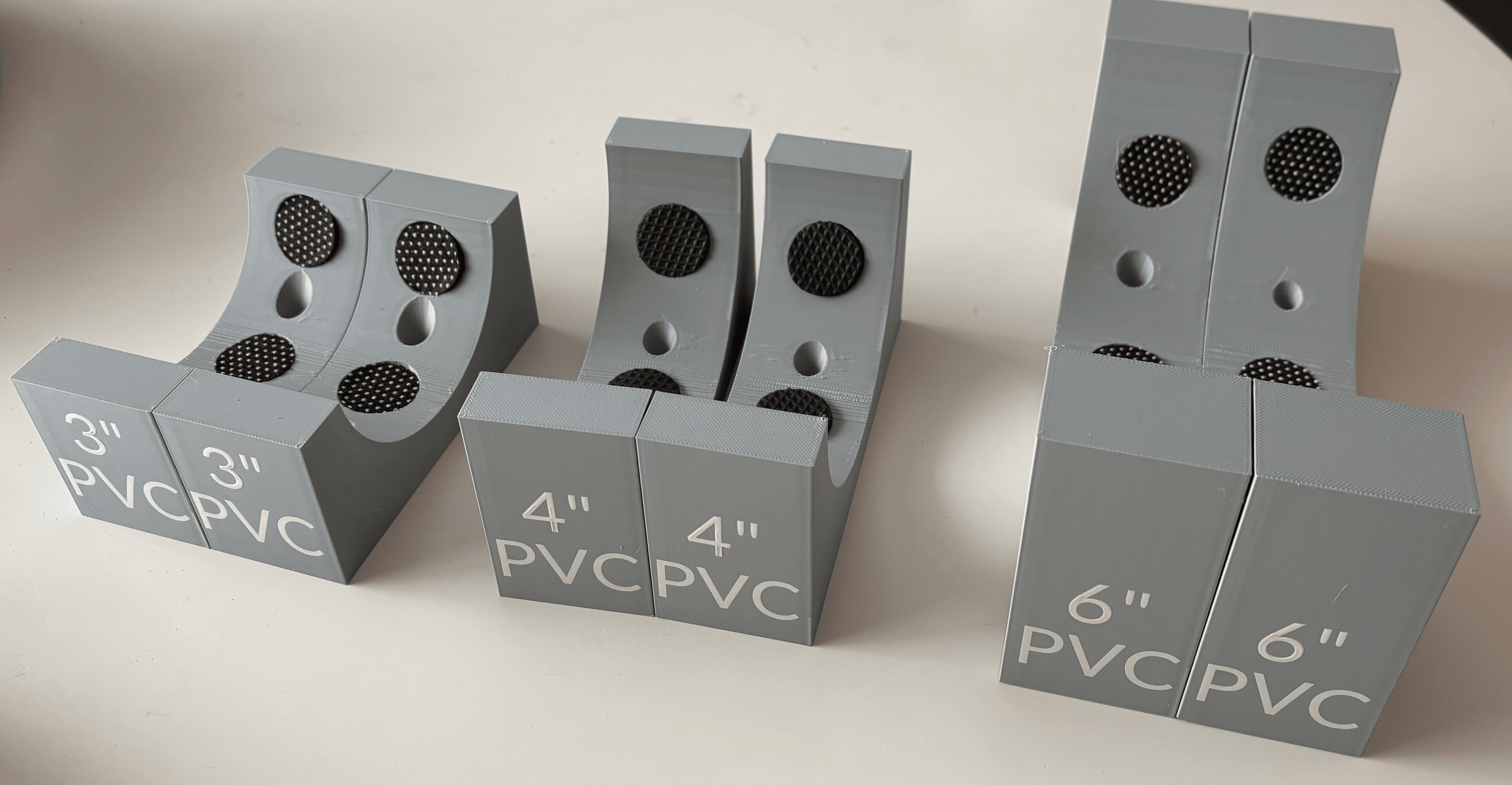 Pipe Jig for 3, 4, or 6 Inch PVC Pipes 3d model