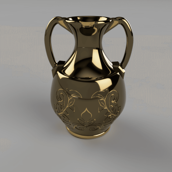 Rococo Watering Jug 3d model