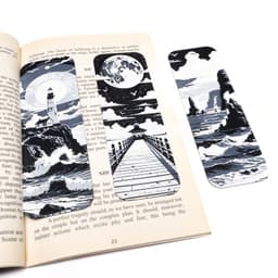 Midnight at Seaside Bookmarks 3d model