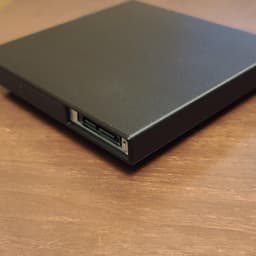 Slimline Optical Disk Drive Enclosure / Slim CD/DVD/Blu-Ray/UHD Enclosure. 3d model