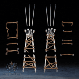Deadpool Claws 3D Printer STL File 3d model