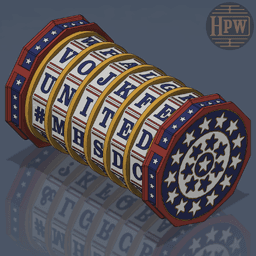 Old Glory Lockbox 3d model
