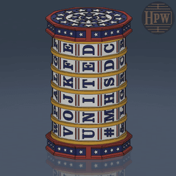 Old Glory Lockbox 3d model