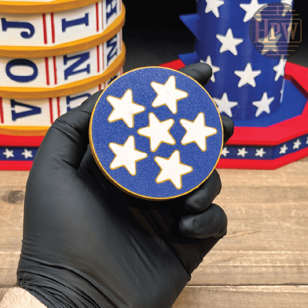 Old Glory Lockbox 3d model