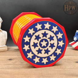 Old Glory Lockbox 3d model