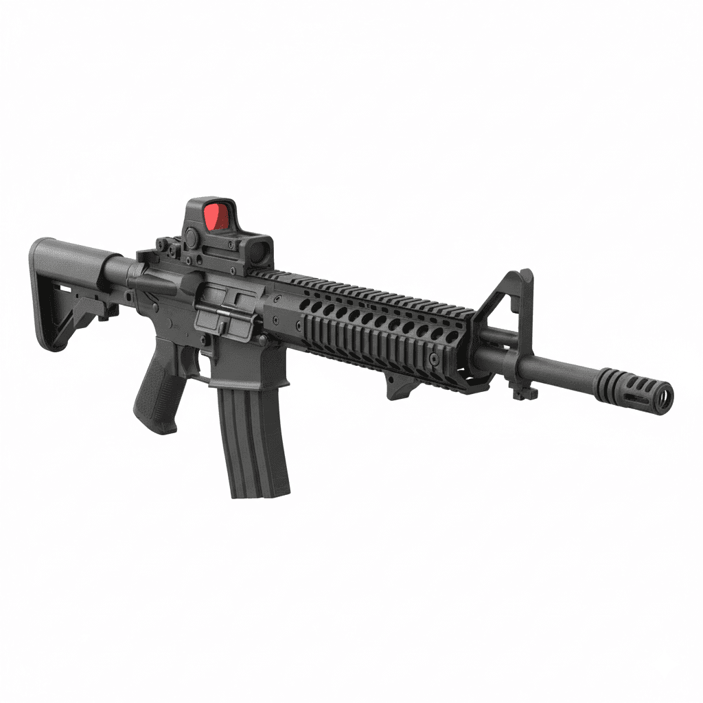 Gun Smith Wesson M&P15 Rifle 3d model