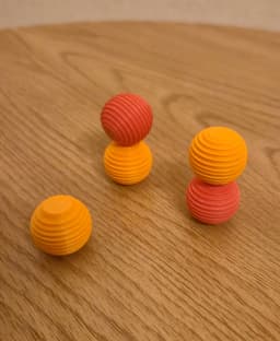 Magnetic Sensory Balls – Modular Fidget Toy with Hidden Magnets 3d model