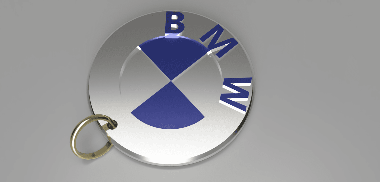 BMW keyring 3d model