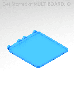 6x6 MU - Simple Bolt-Locked Shelf 3d model