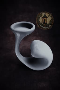 Swirly Bone LED Tealight (Pre Supported) 3d model