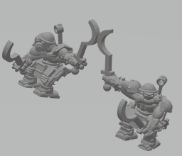 FHW Oxchan / Zorblin Cyber Trooper Sergeant 3d model