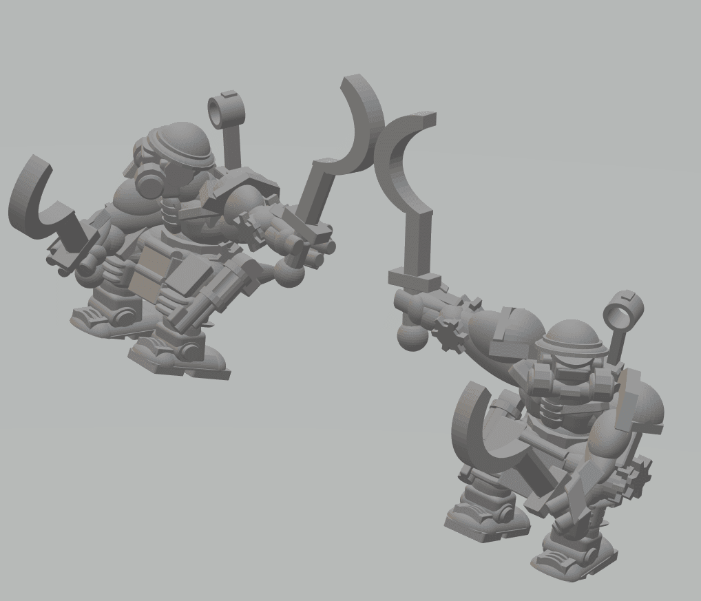 FHW Oxchan / Zorblin Cyber Trooper Sergeant 3d model