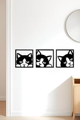 Cat Wall Art, Wall Decor, Home Decor 3d model
