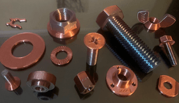 STL Hardware Parts - Imperial Nuts Bolts & Washers 3d model