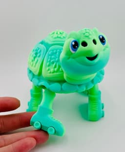 Turtle Roller Skate Flexi 3d model