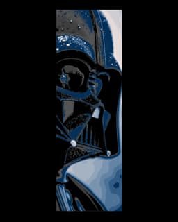Fan art depictions of Darth Vader - set of bookmark 3d model