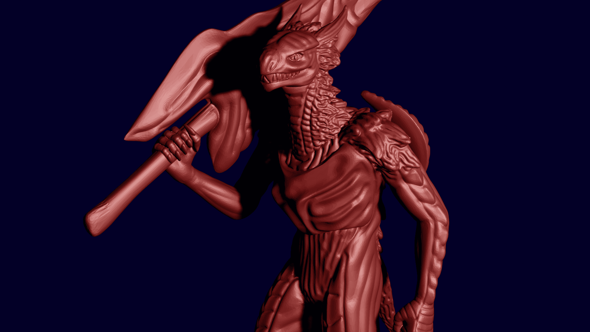Half Dragon - Dark Souls - 3D Printable STL Model 3d model