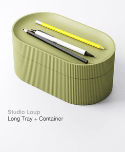 Long Tray + Container 3d model