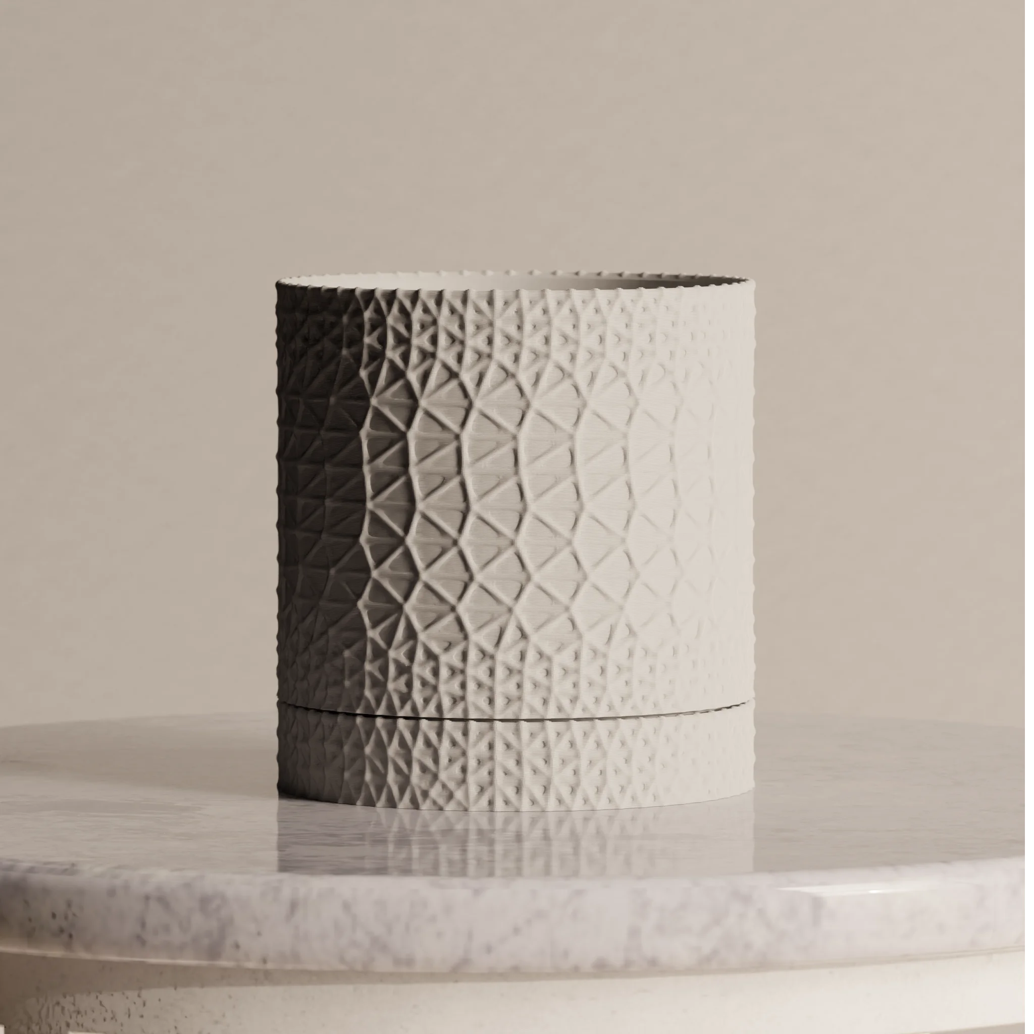 Planter with dripping tray 3d model