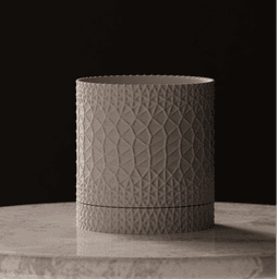 Planter with dripping tray 3d model