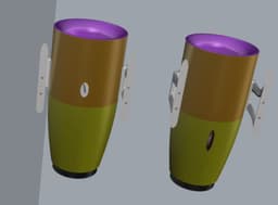 EDF 94mm EMV - COMPLETE MODULAR SYSTEM - (5-7-9-11 Blades | Multi-Motor Fit) 3d model