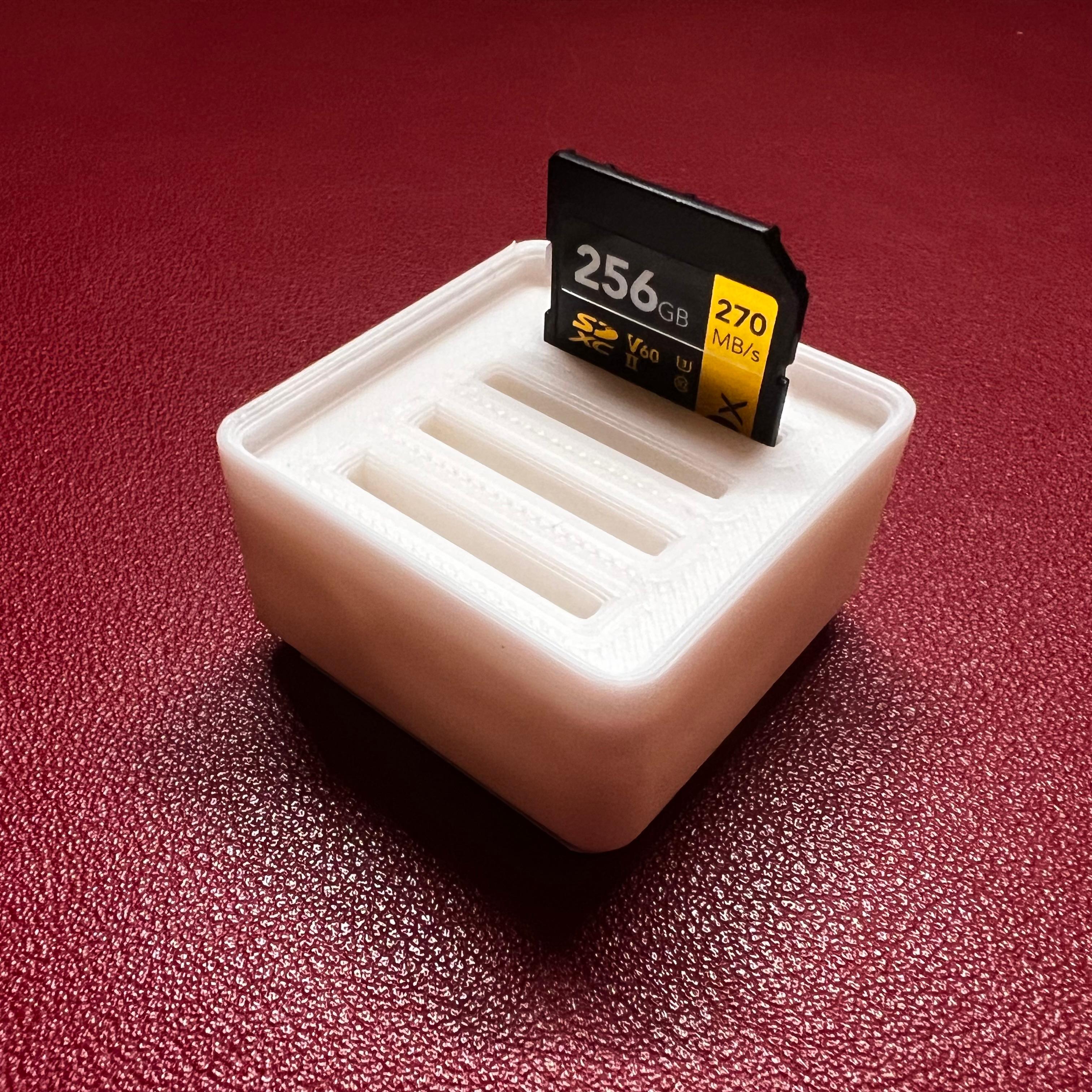 Gridfinity: SD Card Holder 3d model