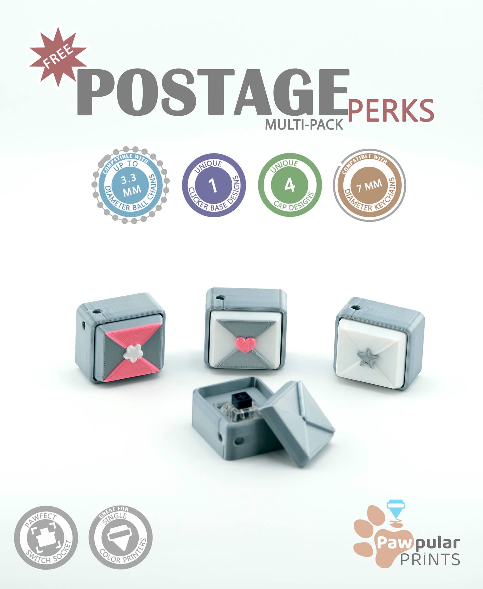 Postage Perks 3d model
