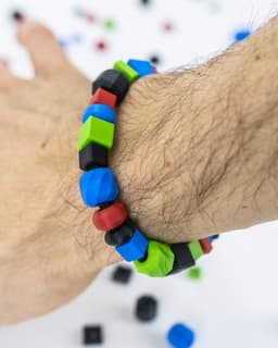 Paracord Bead Kit // Beads and Endcaps 3d model