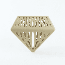 The Queen Hanging Orchid Flower Planter STL 3D Print File, Home Decor Planter for Plants 3d model