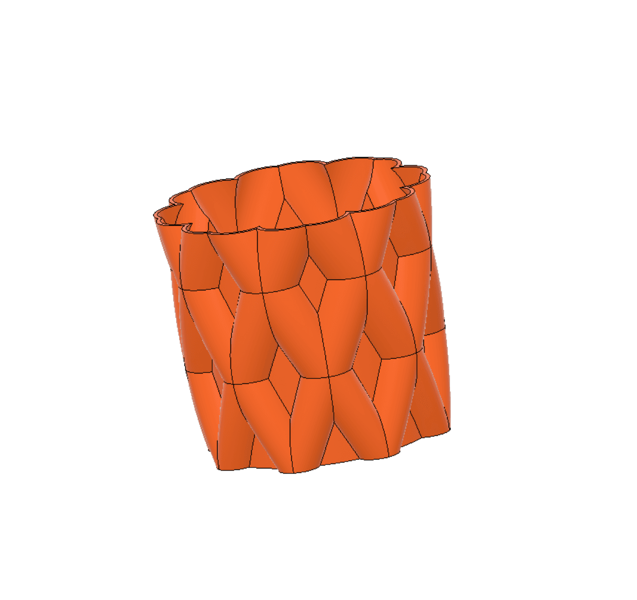 Pattern vase 3d model