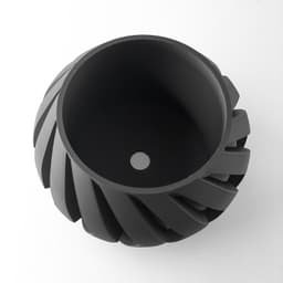 The Manse Planter Pot with Drainage: Tray & Stand Included | Modern and Unique Home Decor 3d model