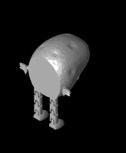 positive potato buddy! 3d model