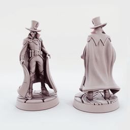Masked Highborn Warlock | Tabletop D&D, TTRPG Mini 3d model