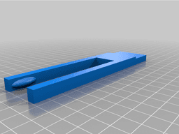 Virtual blind clip 3d model