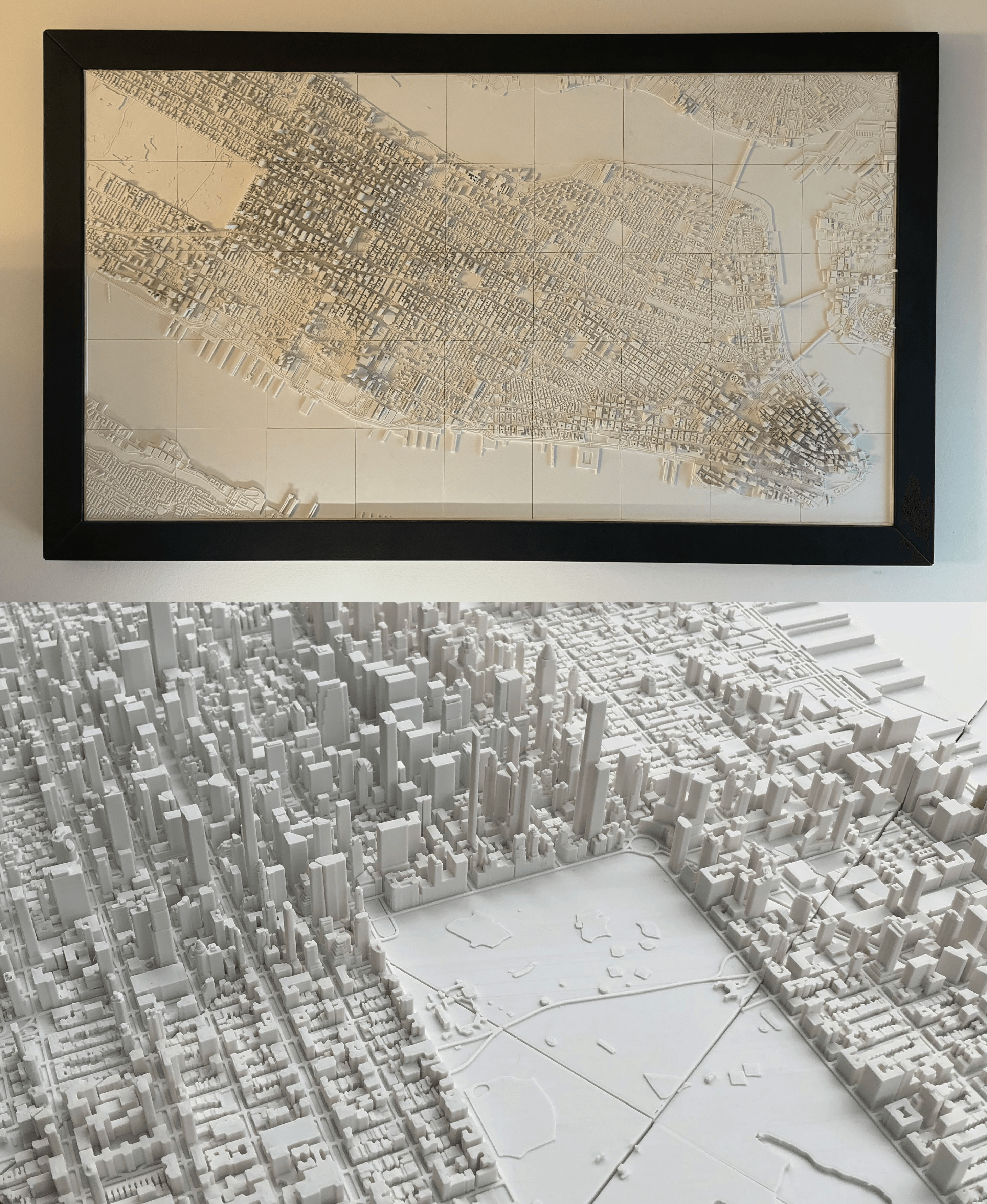 MANHATTAN, Skyline 3D map 3d model
