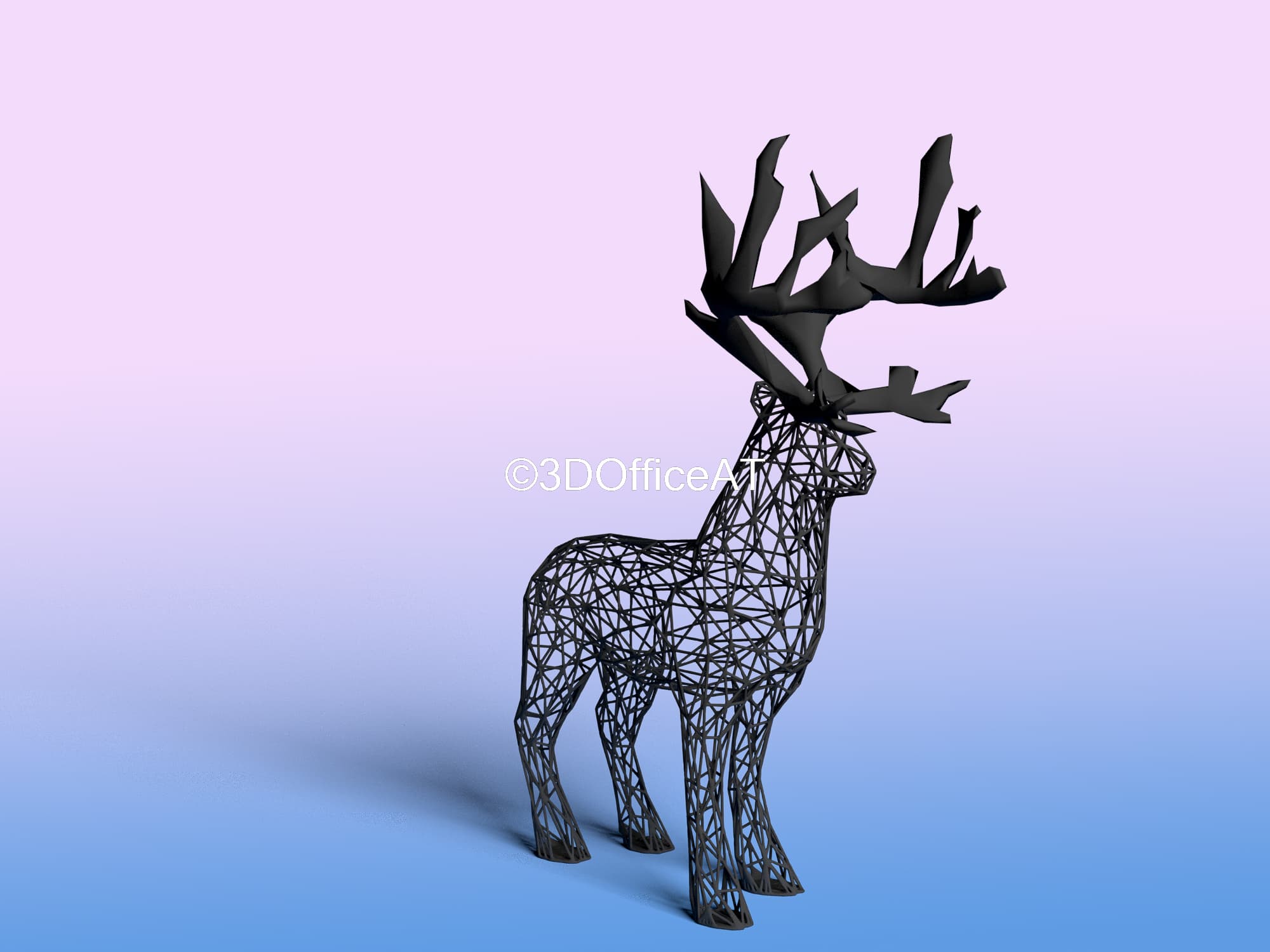 Reindeer 🦌🎅 3d model