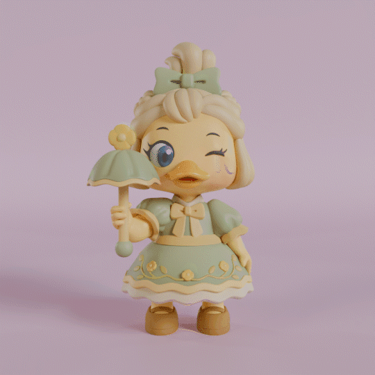 Daisy Duckie 3d model
