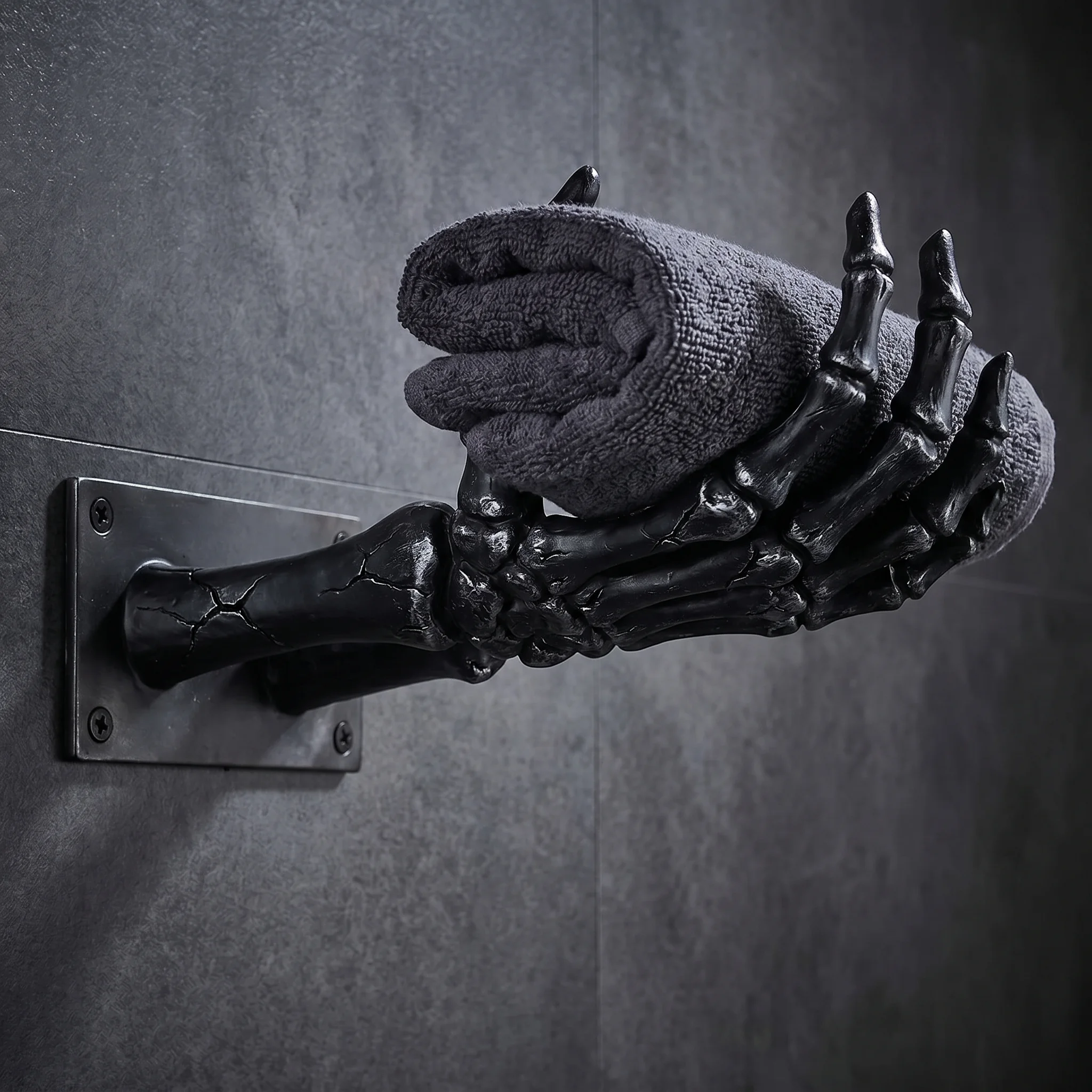 Skeleton Hand Towel Holder 3d model