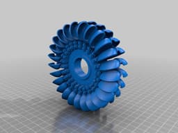 Pelton Turbine 3d model