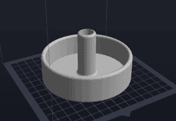 Modern Desktop Fountain 3d model