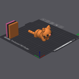 Cute Flexi Cat | No AMS 3d model