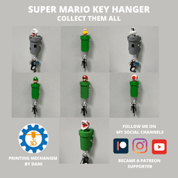 KEY HANGER KING BOO KEYCHAIN 3d model