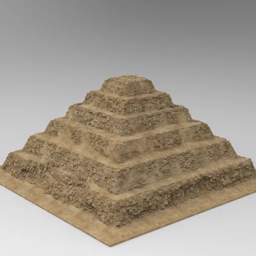 Step Pyramid of Djoser 3d model