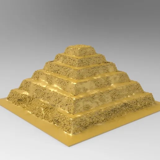 Step Pyramid of Djoser 3d model