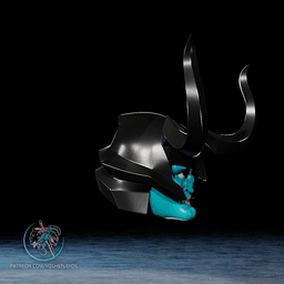 Iron Shadow Helmet 3D Printer File STL 3d model