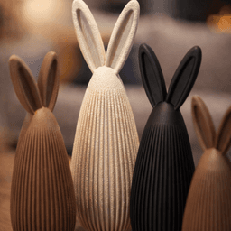 MODERN EASTER BUNNIES / BUNNY DECOR / MODERN EASTER DECOR / HOMEDECOR / DECOR / DECORATIONS 3d model