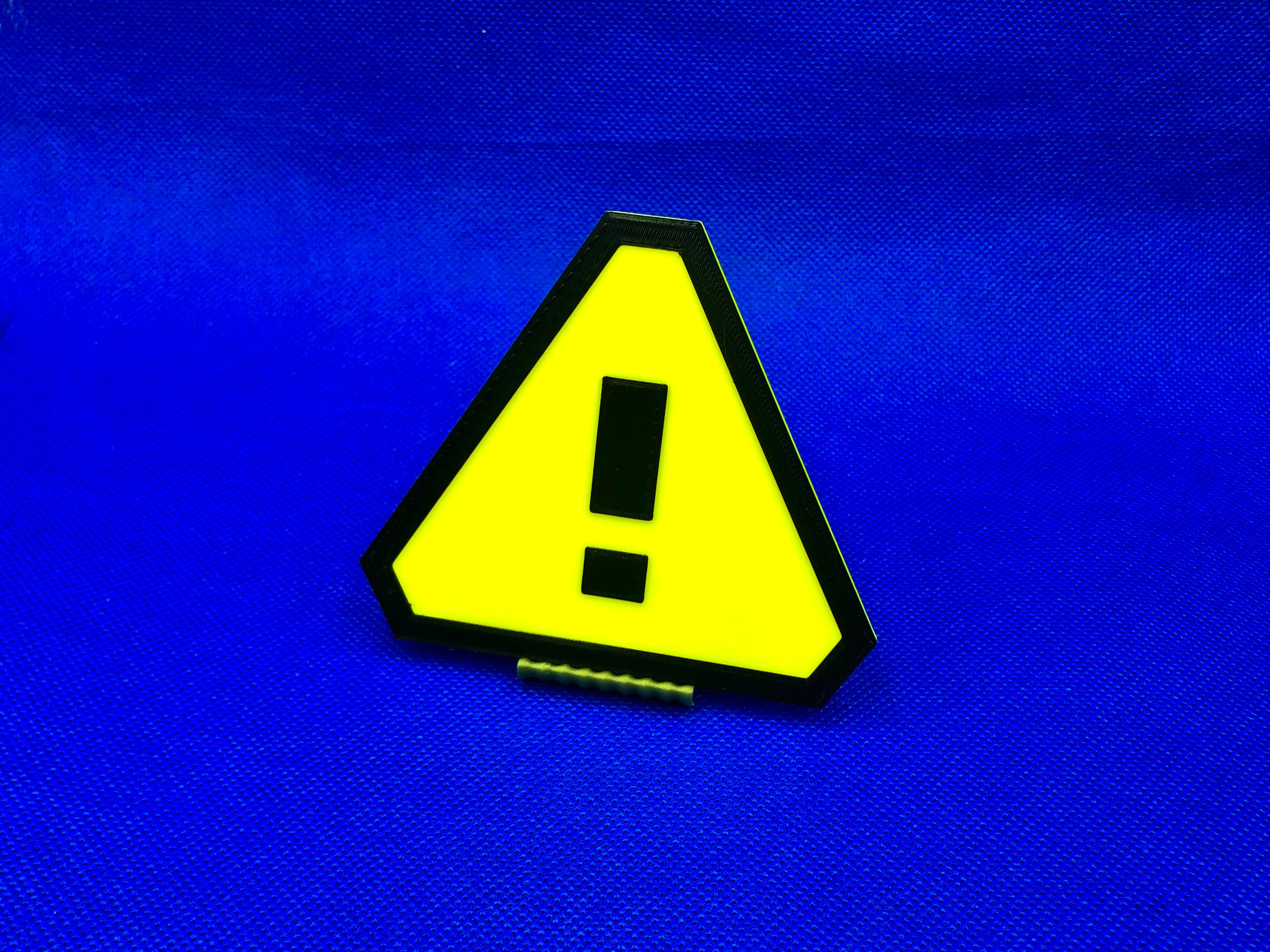 Warning Sign - Caution 3d model