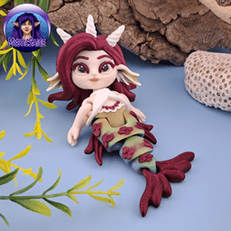 Mermaid Doll 3d model