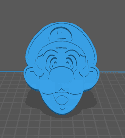 Tête de Luigi 3d model
