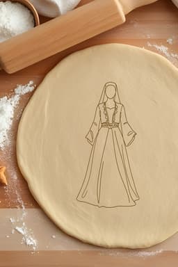 Turkish Bindallı Cookie Cutter, Biscuit Cutter 3d model